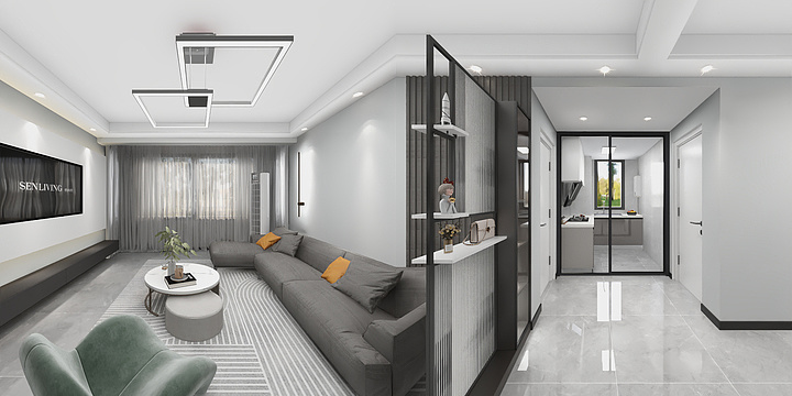 过往0-东方名城-黑白灰-装修设计方案