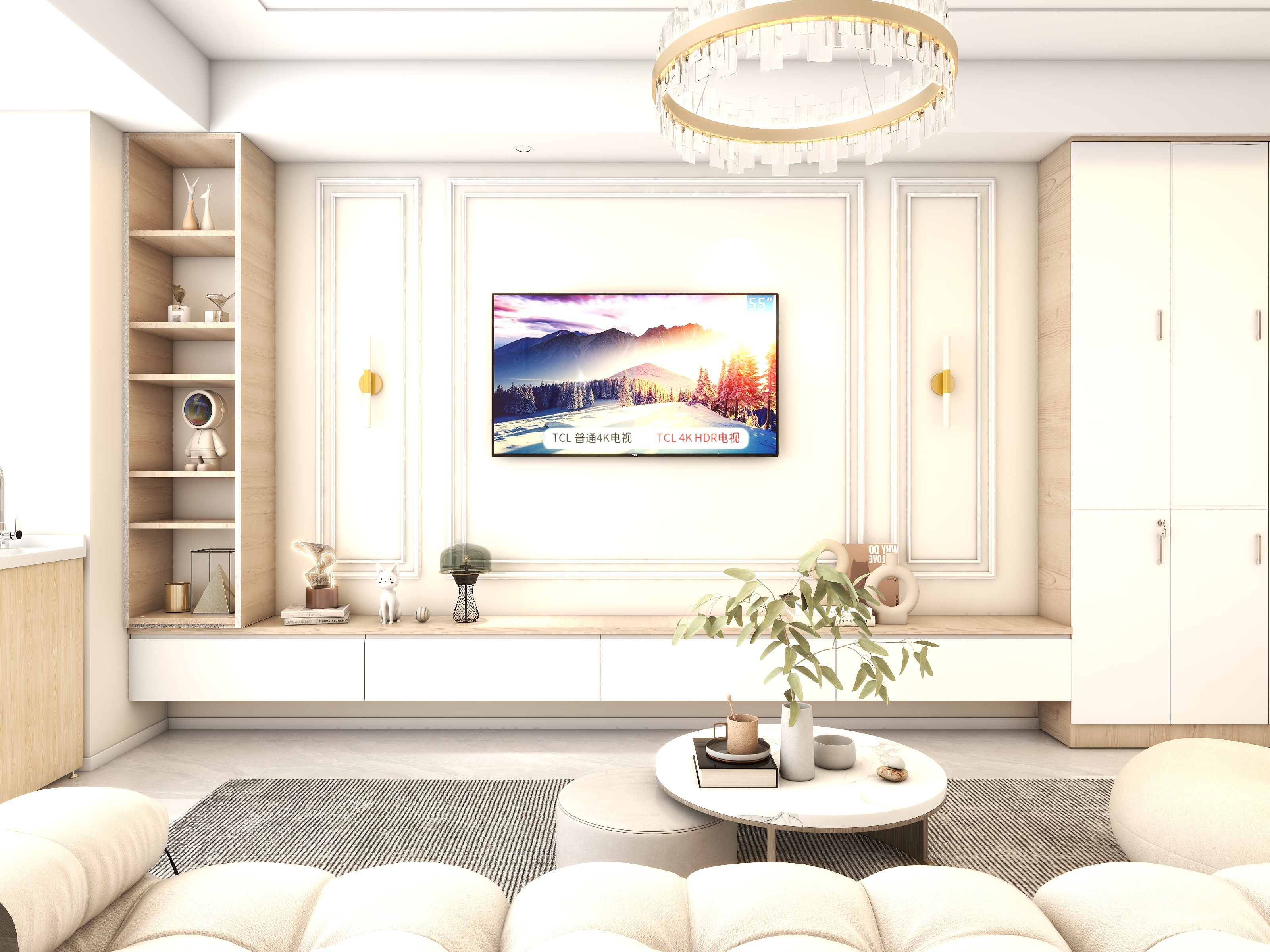 骑龙的少年-（北欧原木风）混搭·海信海德公园83平方-装修设计方案