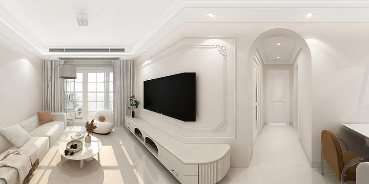 忽近忽远云-90㎡3室-装修设计方案