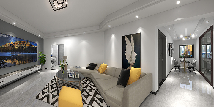 A奕然室内设计-华纪一栋14 ~1 1403-装修设计方案