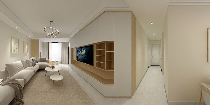 设计师唐洪伟-莲花半岛傅女士雅居-装修设计方案