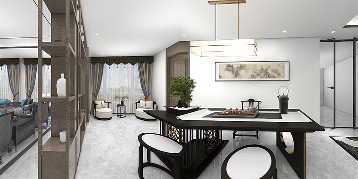 设计师小漺-慈圣自建房3楼-装修设计方案