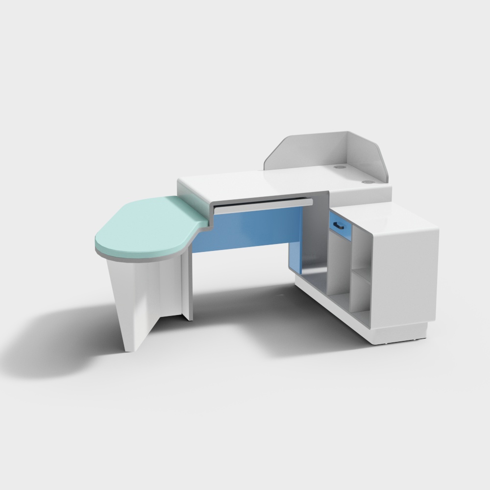 理邦家具-医疗家具-YB13儿童诊台3D模型