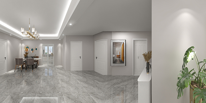 意满设计师-渲染灯光高级证书作业-装修设计方案