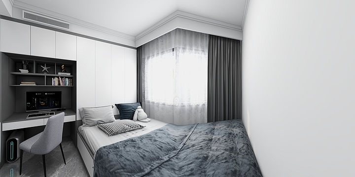 银河装饰-李梦龙-南城时光126-装修设计方案