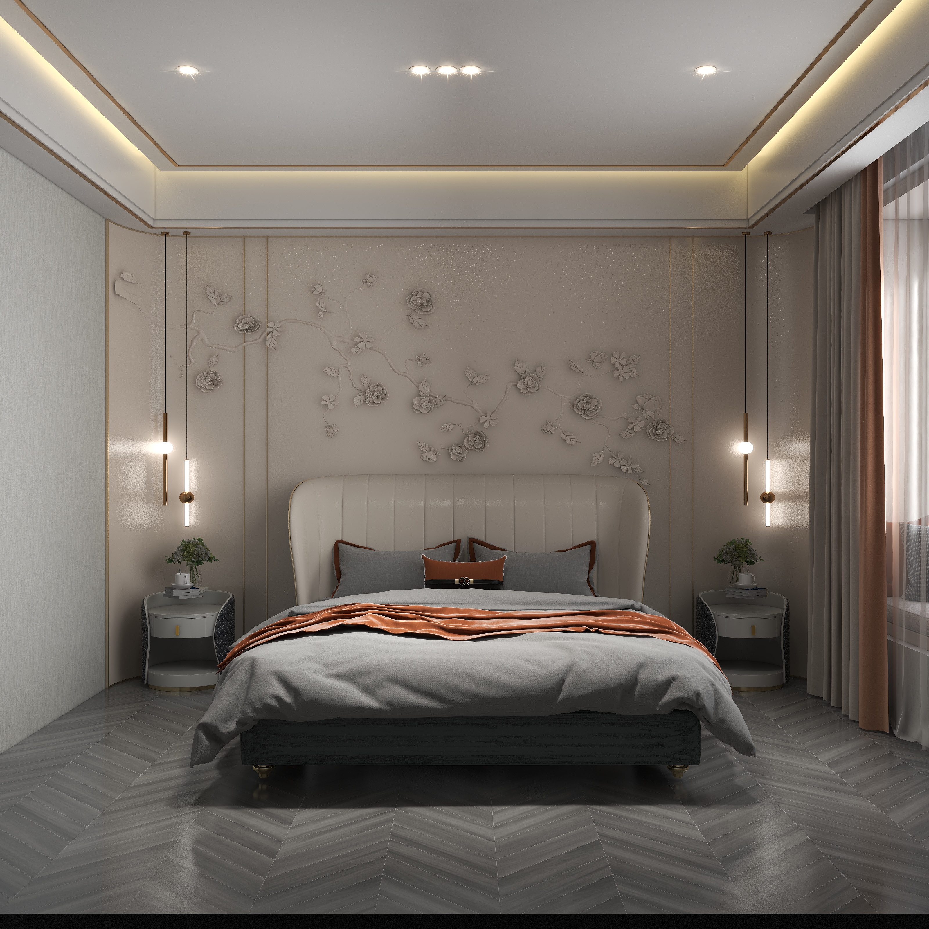 张细1-现代轻奢108.33㎡【绿懒】-装修设计方案