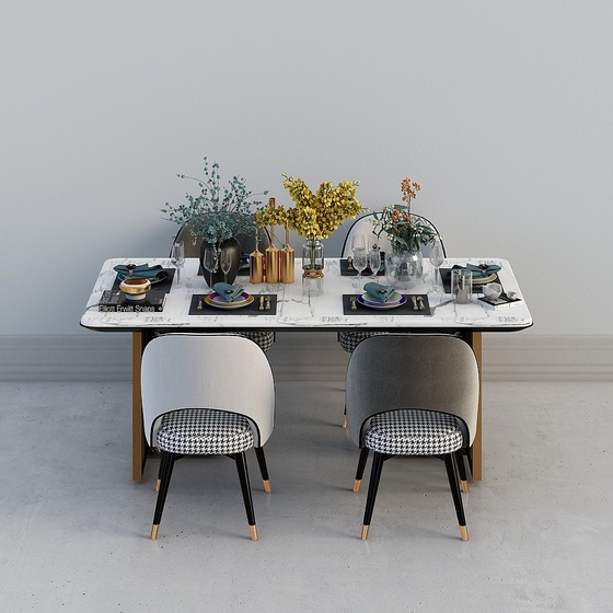 Luxury Dining Sets,Black