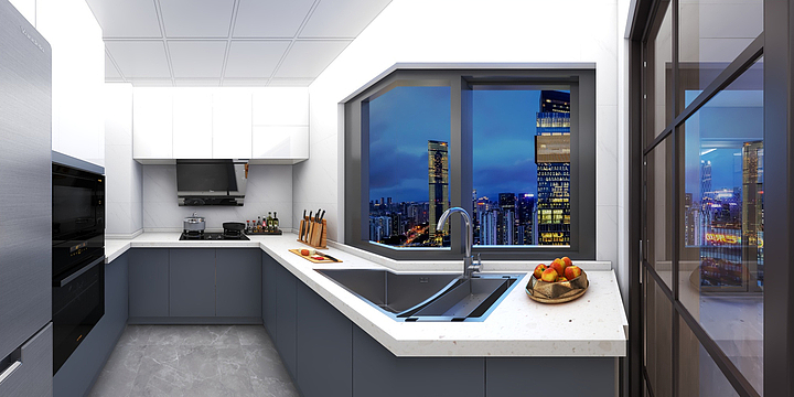 Sunglik-翡翠山庄花园3-1302-装修设计方案