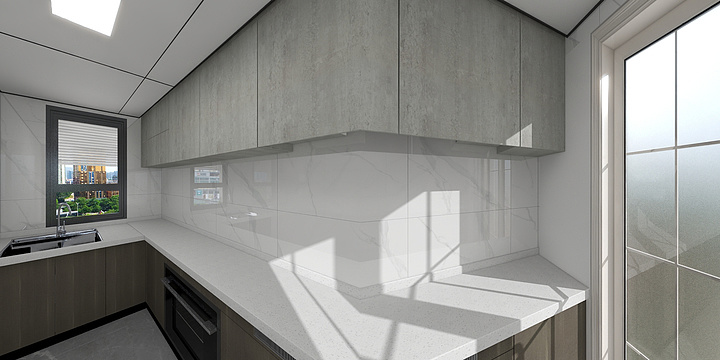 湘乡灰鸽吊顶-立信装饰燕6期7栋1603-装修设计方案