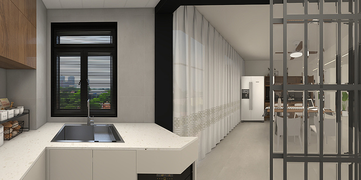 澳特慢-城际花园A1户型.dwg-副本-装修设计方案