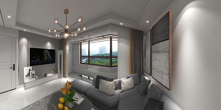 设计李成瑞-香邑澜湾89平米许姨-副本-装修设计方案
