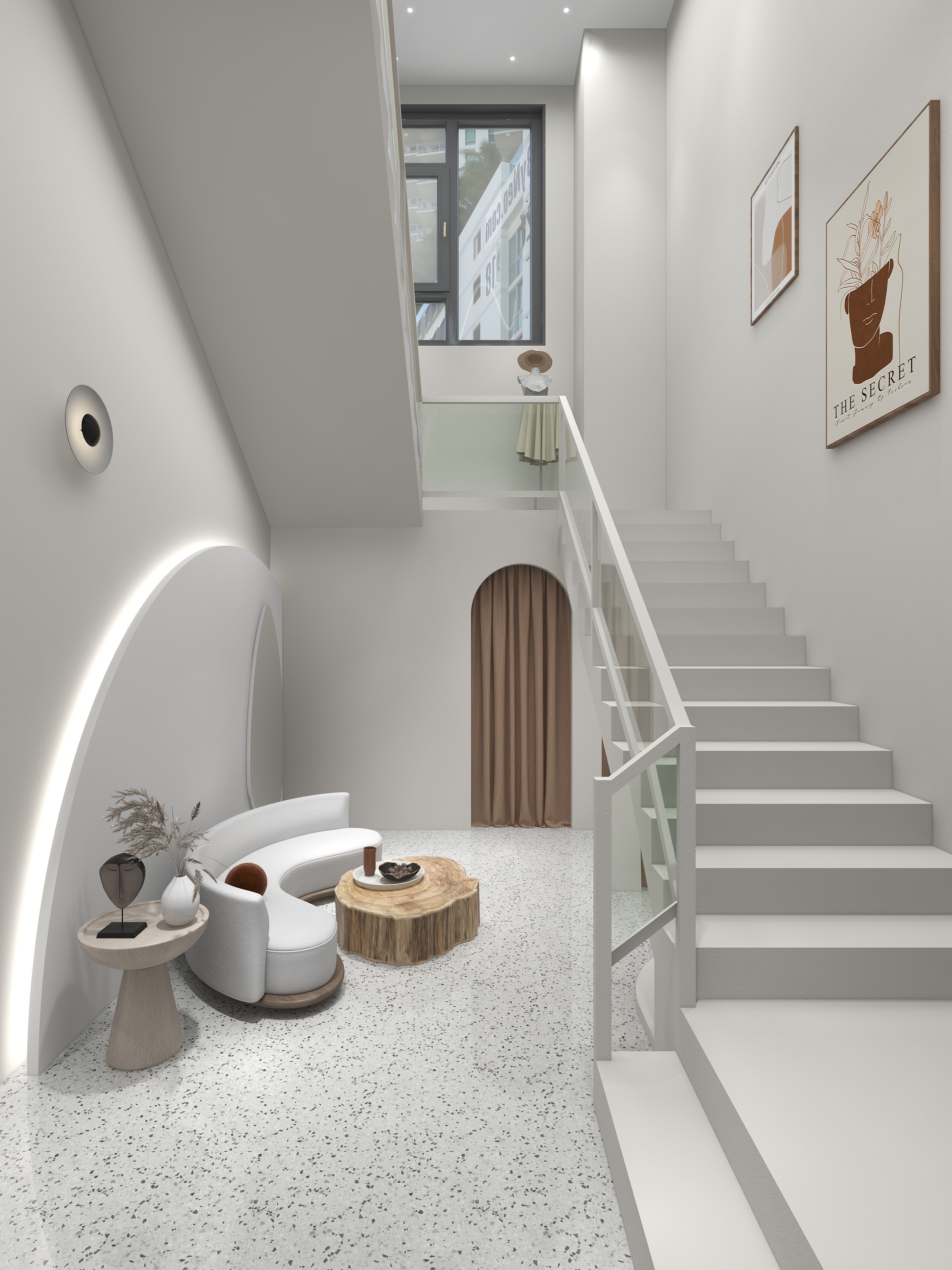 姜富云-奶油系  ▏服装店一楼-装修设计方案