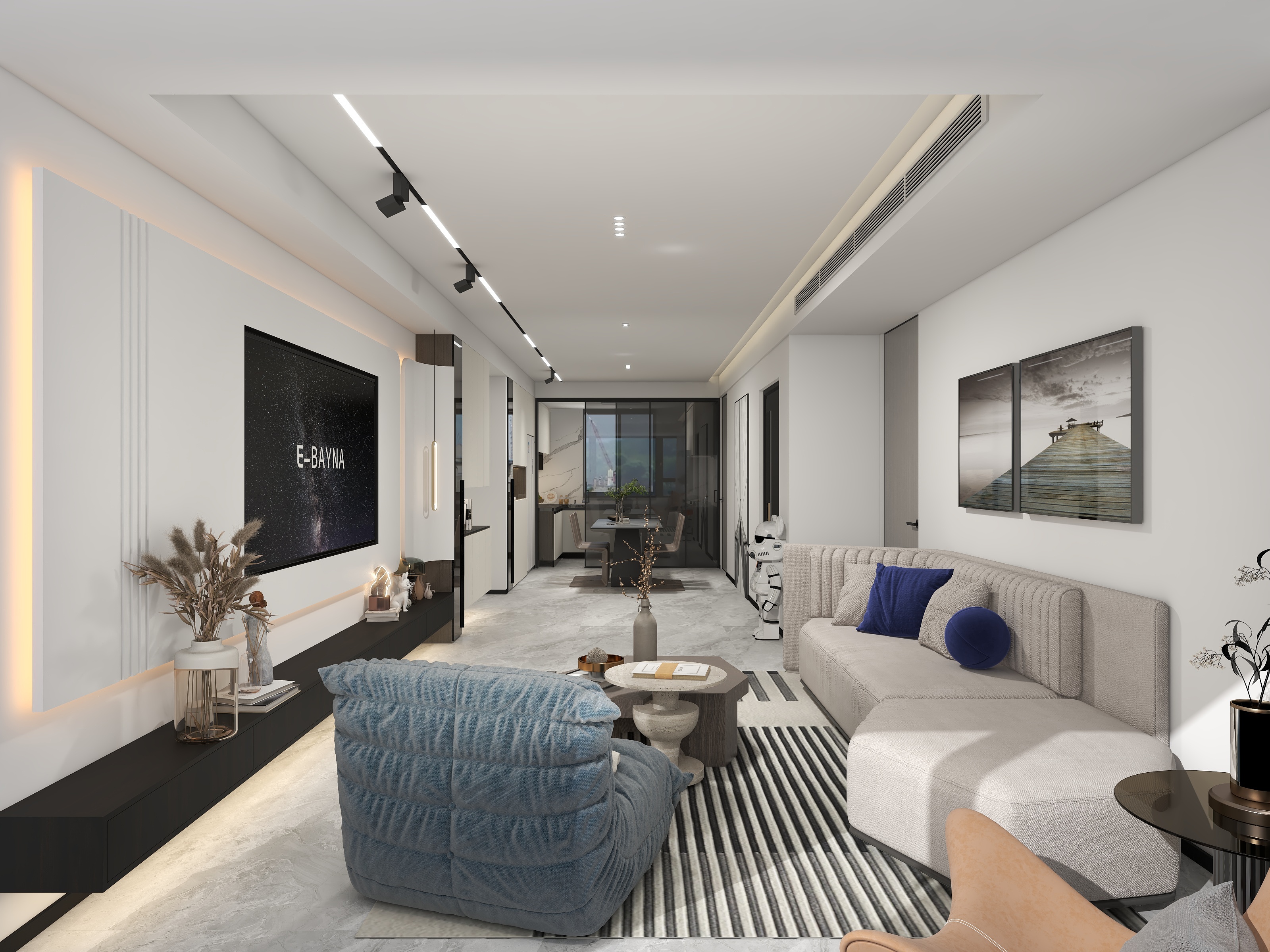 壹叁玖设计空间-金桂园4室现代-装修设计方案