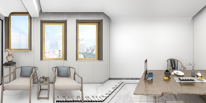 鸿墨工作室-公司茶室-副本-装修设计方案