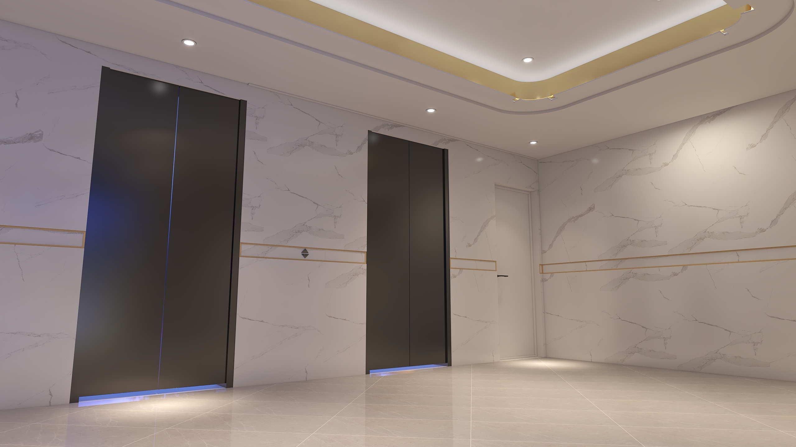 Daisy.HaBt-电梯口设计-装修设计方案