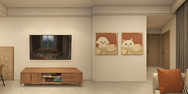 设计师熊熊-3栋802效果-装修设计方案