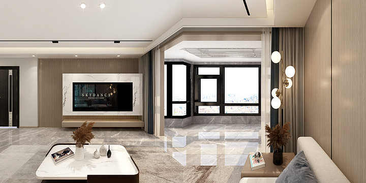 宋现彬-现代简约130m²三居-装修设计方案