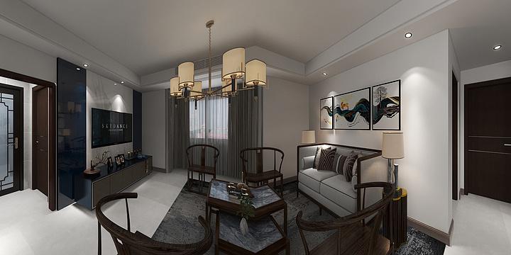 设计师陆群-龙池尊地-装修设计方案