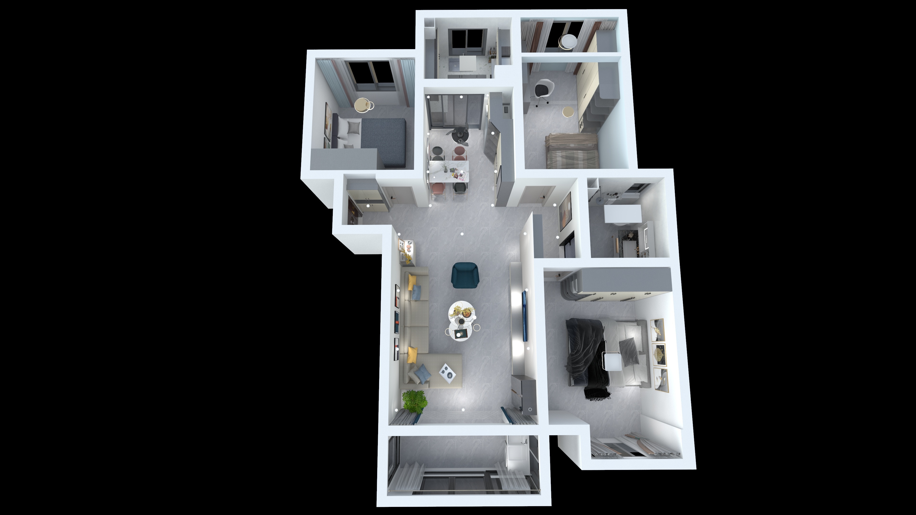 设计师_周粥-家装-现代简约-装修设计方案