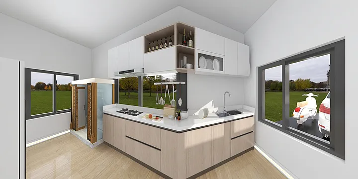 Anwar Shaikh的装修设计方案:Kitchen