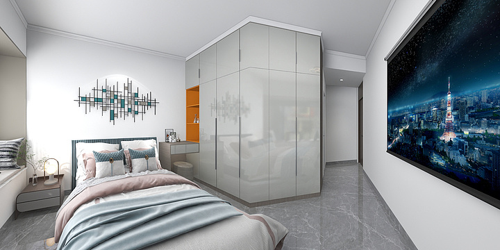 采购之家装饰-港航203精装-装修设计方案