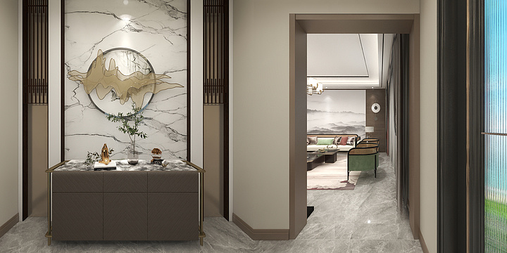 尚美空间艺术设计-时村新中式自建房-装修设计方案