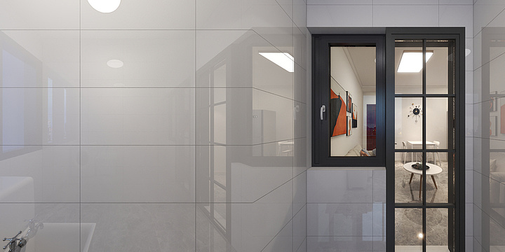 182****7598rPKj-共康小区一室一厅效果图-装修设计方案