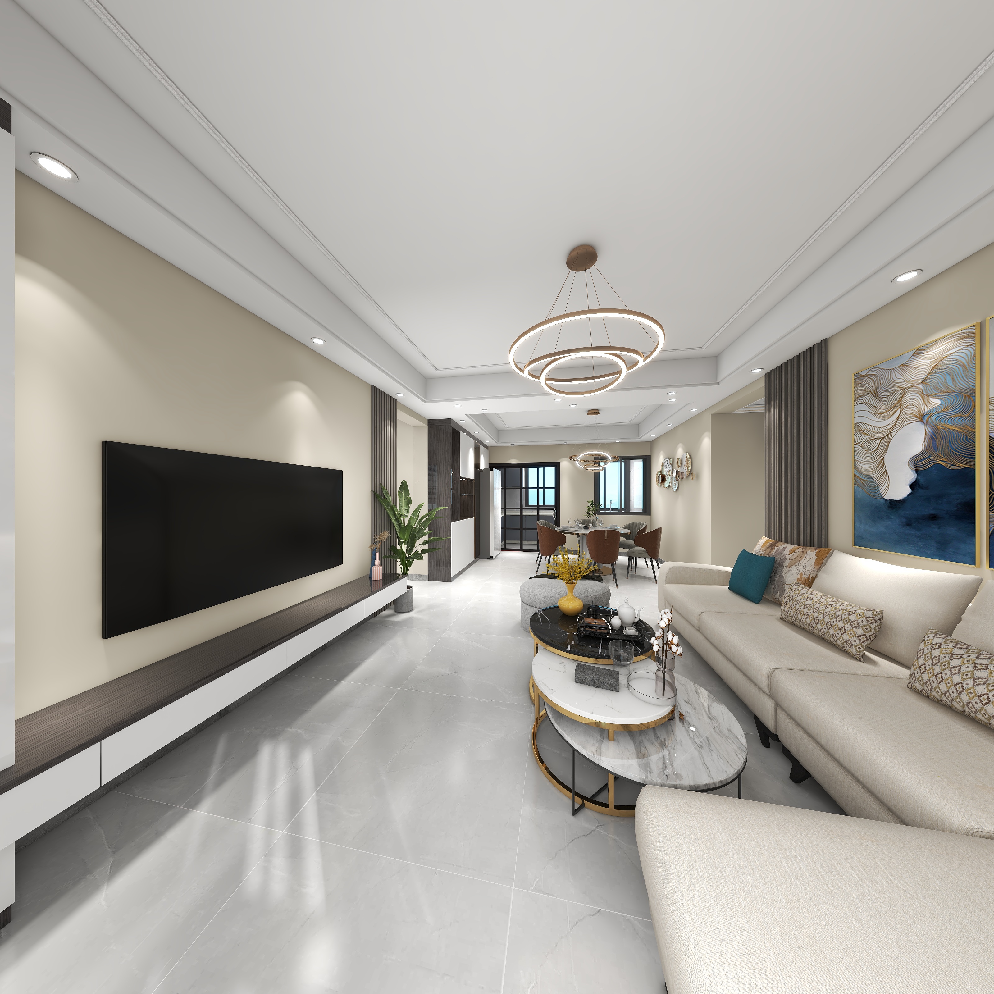 汉唐设计丶诗-广福小区3#2-305最新方案-装修设计方案