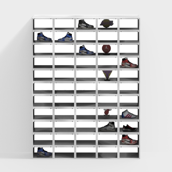 Modern Shoe Cabinets,Gray