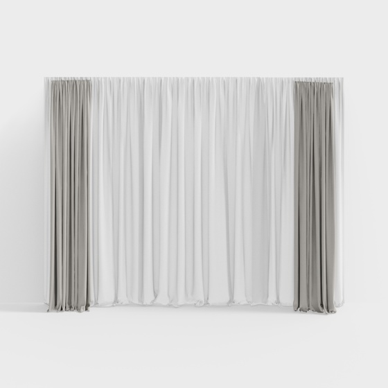 Art Deco Curtains,Gray