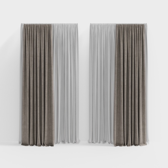 Art Deco Curtains,Gray