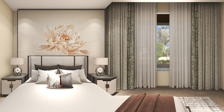 吉林瑞宝壁纸-宝裕悦兰湾200平-新中式-中国梦产品系列-装修设计方案