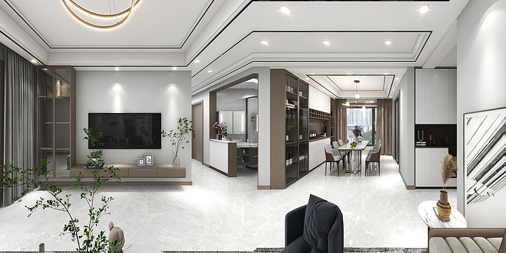 龙壹装饰-学府嘉园2#601-装修设计方案