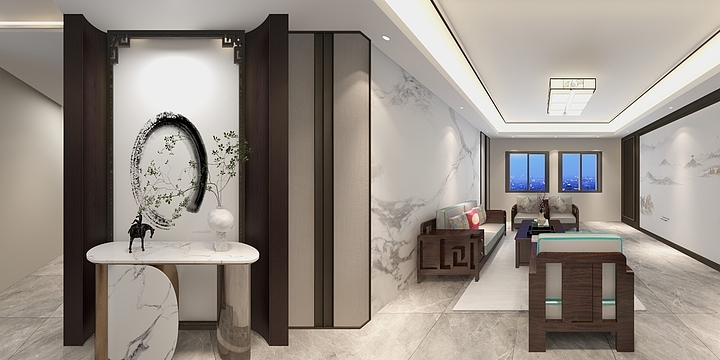 家装设计胡晓龙-安联天颂-装修设计方案