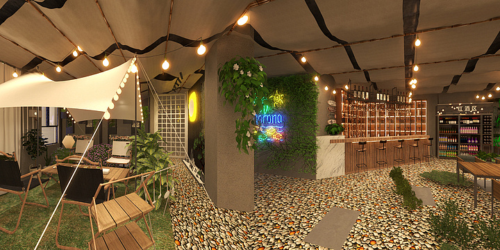 DTY设计-柒玖归隐露营酒馆-装修设计方案