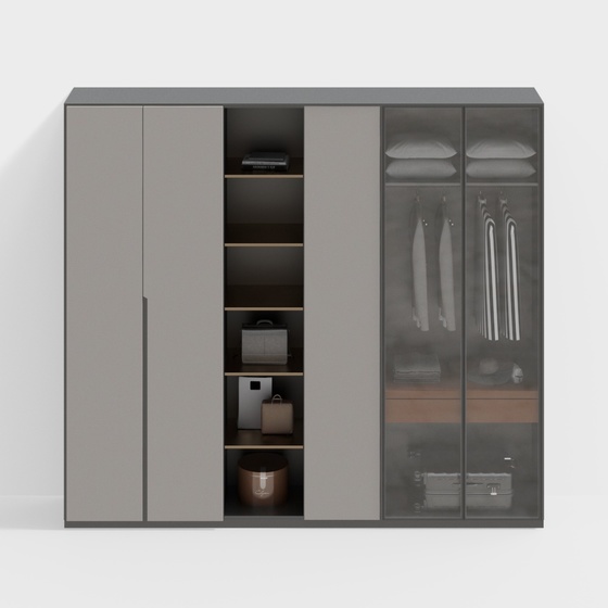 Modern Wardrobes,Gray