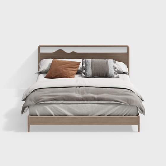 Scandinavian Twin Beds,Twin Beds,Brown