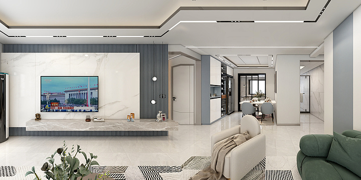 华泰龙装饰阿卜-设计-偶遇2哈偶楼一单元(1)-装修设计方案