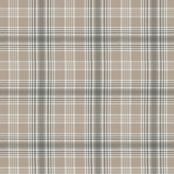 Plaid Fabric Soft Furnishing 3D Model in Earth Color