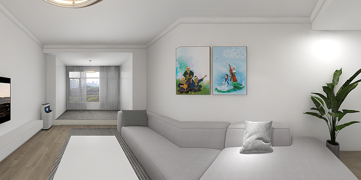 NicoyHPQ-蓝天・花景轩-装修设计方案