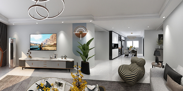 刘伟-悦华府-杨卓振-装修设计方案