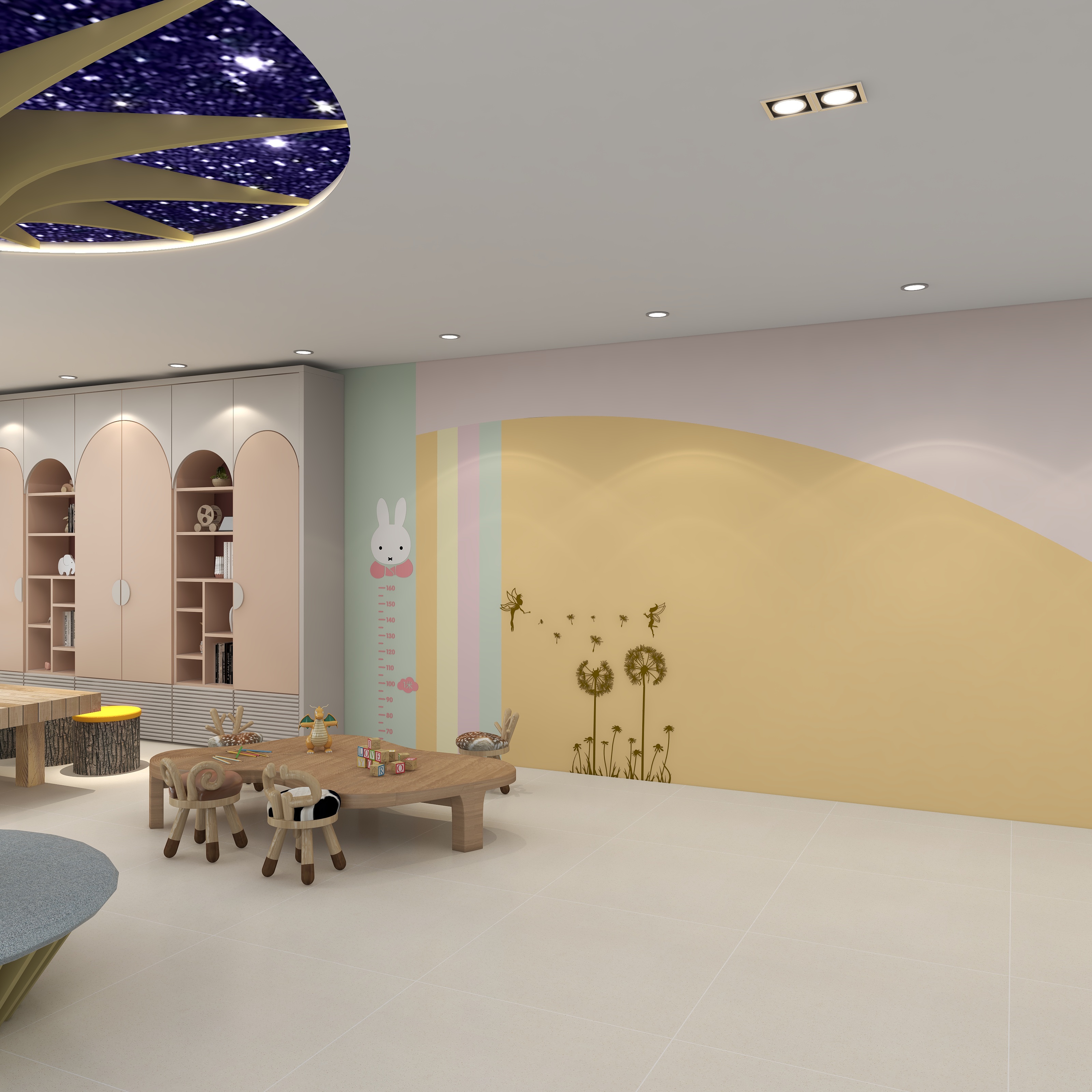 全案设计师张红-幼儿园装修效果图