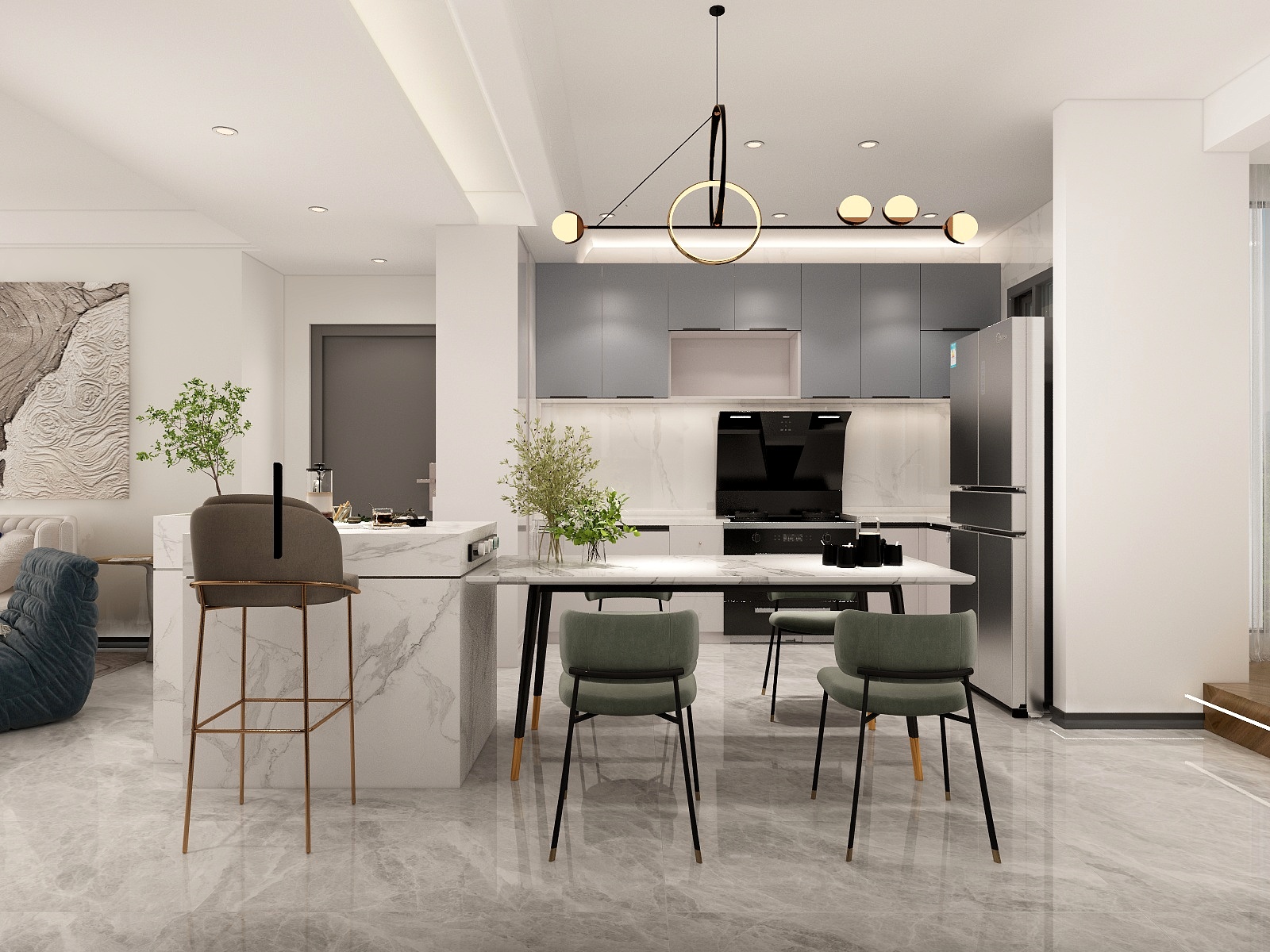 xaolv-122㎡2室-装修设计方案