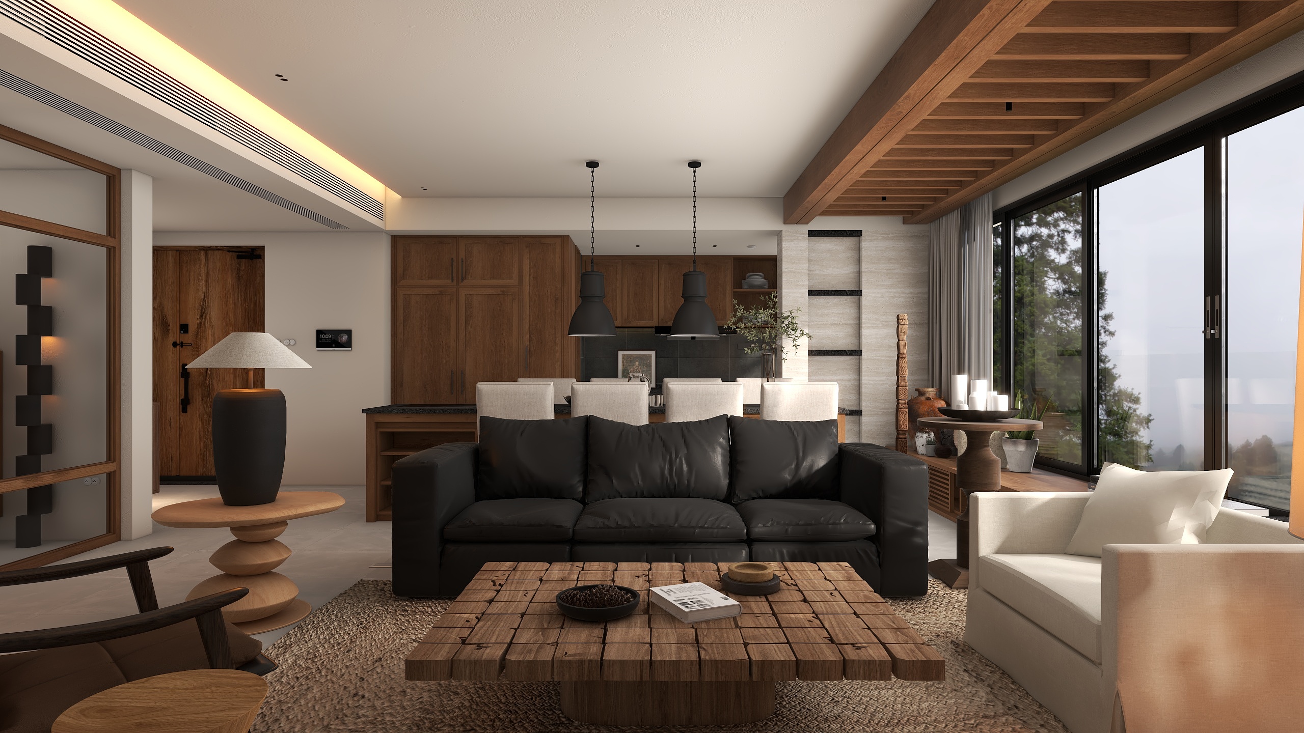 熬暖酱-彭水世茂雅庭自然主义私宅装修效果图