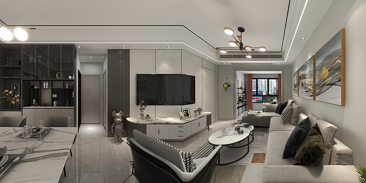 辰朗设计-龙樾府1-9-5-雷天禄-装修设计方案