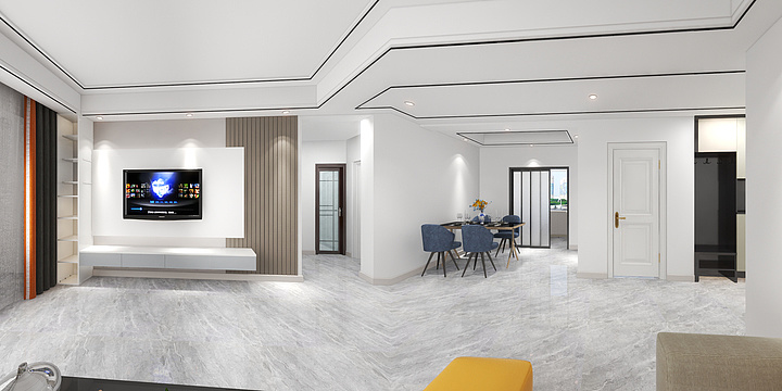 绘蓝空间设计-瀚业・紫御澜湾-装修设计方案