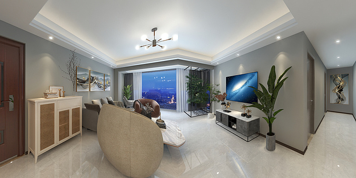 AAA钢笔-中 建之星C区9号楼二单元2203室-装修设计方案