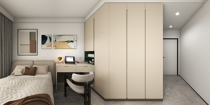 奋进的扬子装饰-龙脉御府【极简】-装修设计方案