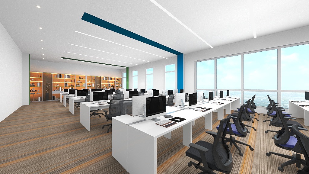 V小冰-办公空间-装修设计方案