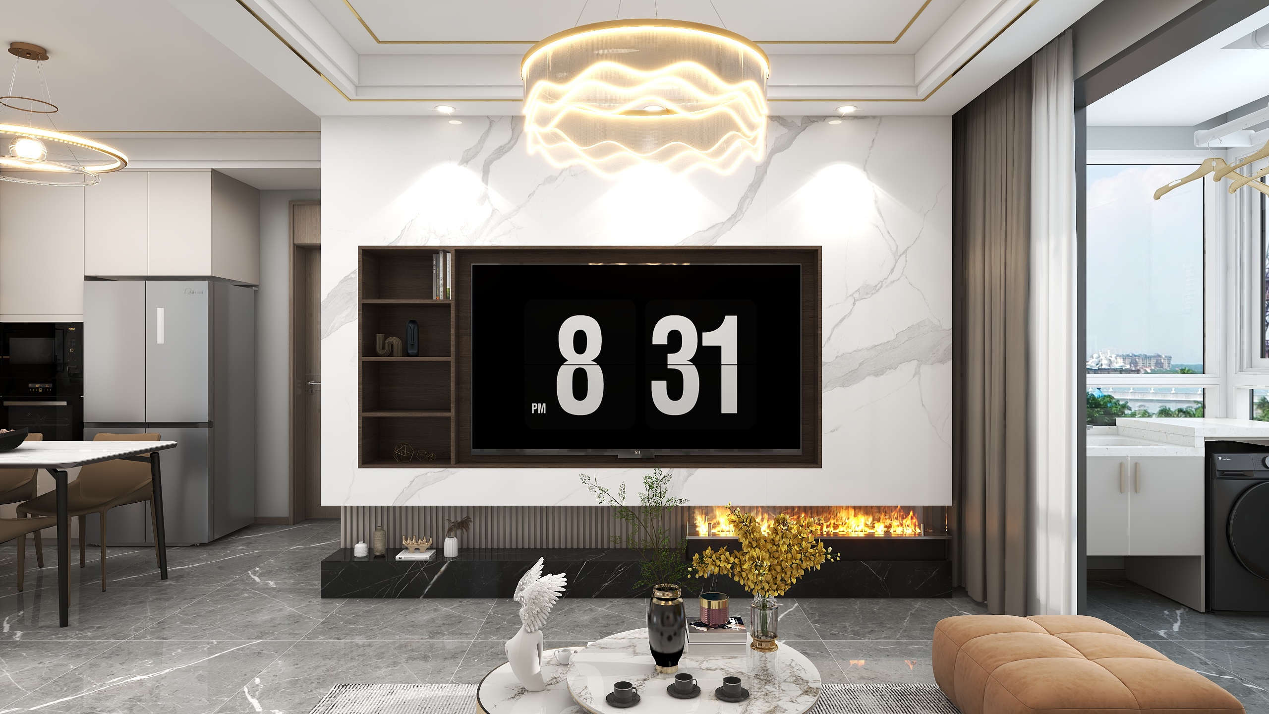 阿海视觉表现-智馨苑现代轻奢2.0-装修设计方案